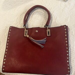 Wine color purse
